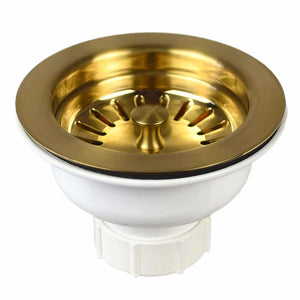 Alternate Image for Native Trails 3.5" Basket Strainer in Brushed Gold, DR320-BG