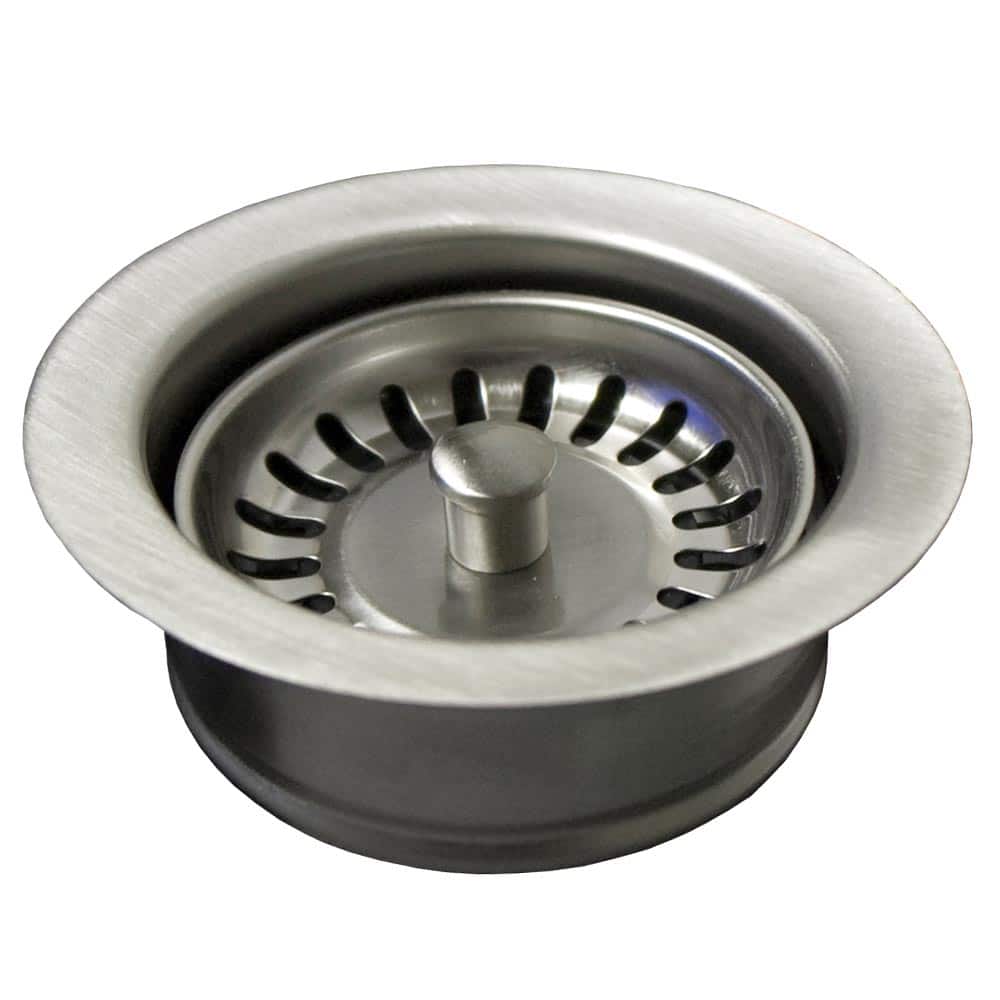 Native Trails 3.5" Disposer Trim w/Basket Strainer in Brushed Nickel, DR340-BN