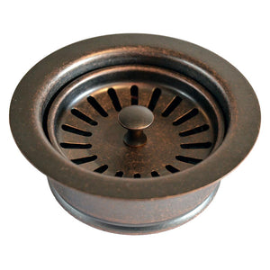 Alternate Image for Native Trails 3.5" Disposer Trim w/Basket Strainer in Weathered Copper, DR340-WC