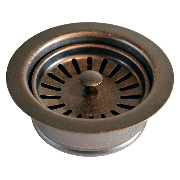 Native Trails 3.5" Disposer Trim w/Basket Strainer in Weathered Copper, DR340-WC
