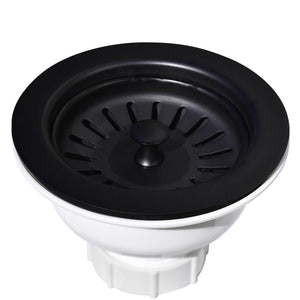 Alternate Image for Native Trails 3.5" Basket Strainer in Matte Black, DR320-MB