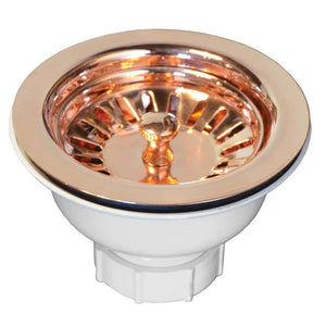 Alternate Image for Native Trails 3.5" Basket Strainer in Polished Solid Copper, DR320-PSC