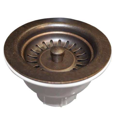 Native Trails 3.5" Basket Strainer in Weathered Copper, DR320-WC