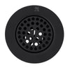 Nantucket Sinks 3 inch Utility Sink Grid Drain Matte Black, 3CHGRMBL