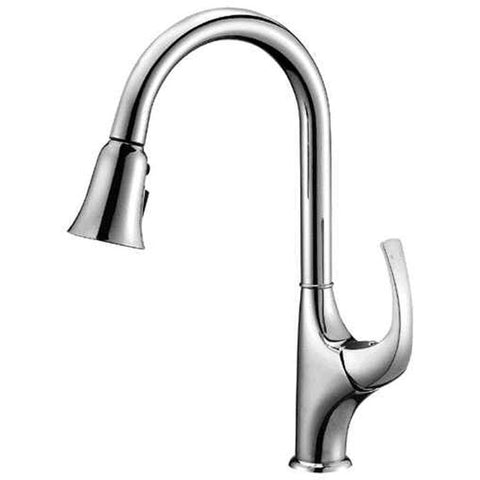 Dawn 15" 1.8 GPM Pull Out Kitchen Faucet, Chrome, AB04 3277C