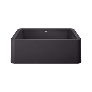 Alternate Image for Blanco Ikon 30" Granite Composite Farmhouse Sink, Silgranit, Anthracite, 401732