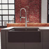 Blanco Ikon 30" Granite Composite Farmhouse Sink, Silgranit, Cafe, 401733