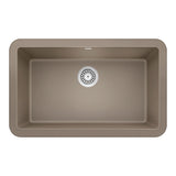 Blanco Ikon 30" Granite Composite Farmhouse Sink, Silgranit, Truffle, 401777