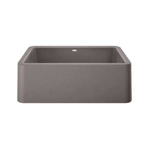Alternate Image for Blanco Ikon 30" Granite Composite Farmhouse Sink, Silgranit, Metallic Gray, 401778