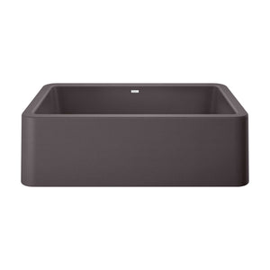 Alternate Image for Blanco Ikon 33" Granite Composite Farmhouse Sink, Silgranit, Cinder, 401985