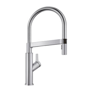 Alternate Image for Blanco Solenta 1.5 GPM Brass Kitchen Faucet, Semi-Pro, Stainless, 401991