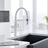 Blanco Solenta 1.5 GPM Brass Kitchen Faucet, Semi-Pro, Stainless, 401991