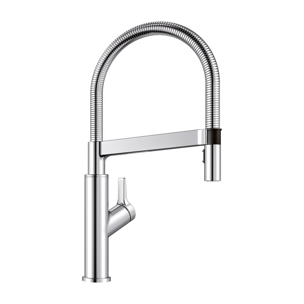 Blanco Solenta 1.5 GPM Brass Kitchen Faucet, Semi-Pro, Polished Chrome, 401992