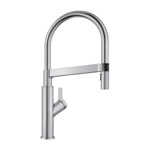 Alternate Image for Blanco Solenta 1.5 GPM Brass Kitchen Faucet, Semi-Pro, Stainless, 401993