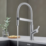Blanco Solenta 1.5 GPM Brass Kitchen Faucet, Semi-Pro, Stainless, 401993