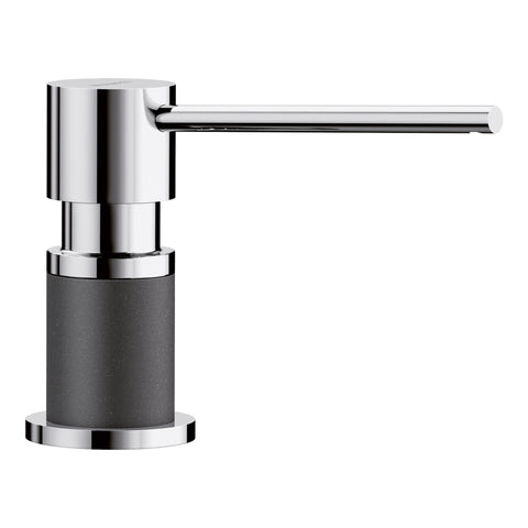 Blanco Lato Soap Dispenser - Chrome/Anthracite, 402300