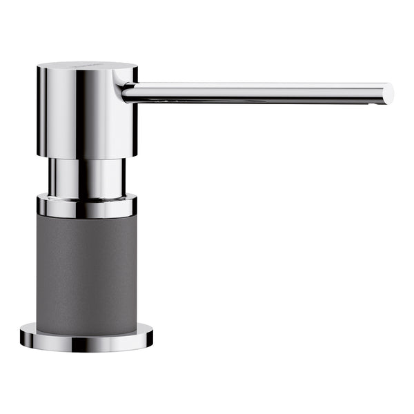 Blanco Lato Soap Dispenser - Chrome/Cinder, 402304