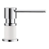 Blanco Lato Soap Dispenser - Chrome/White, 402307
