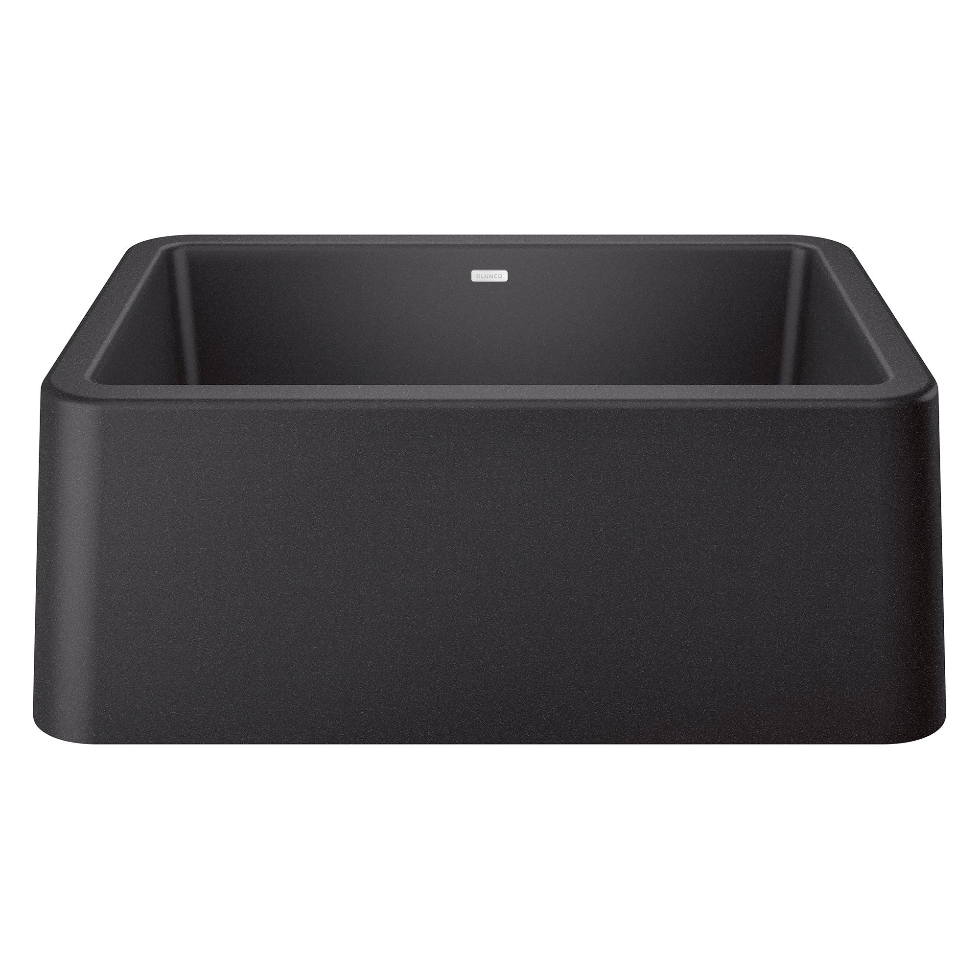 Blanco Ikon 27" Granite Composite Farmhouse Sink, Silgranit, Anthracite, 402311