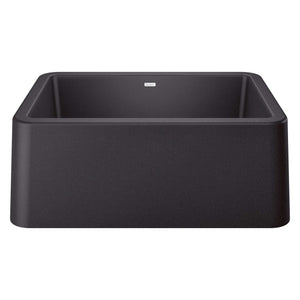 Alternate Image for Blanco Ikon 27" Granite Composite Farmhouse Sink, Silgranit, Anthracite, 402311