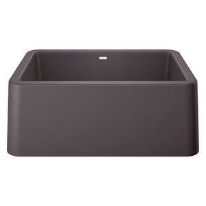 Alternate Image for Blanco Ikon 27" Granite Composite Farmhouse Sink, Silgranit, Cinder, 402315