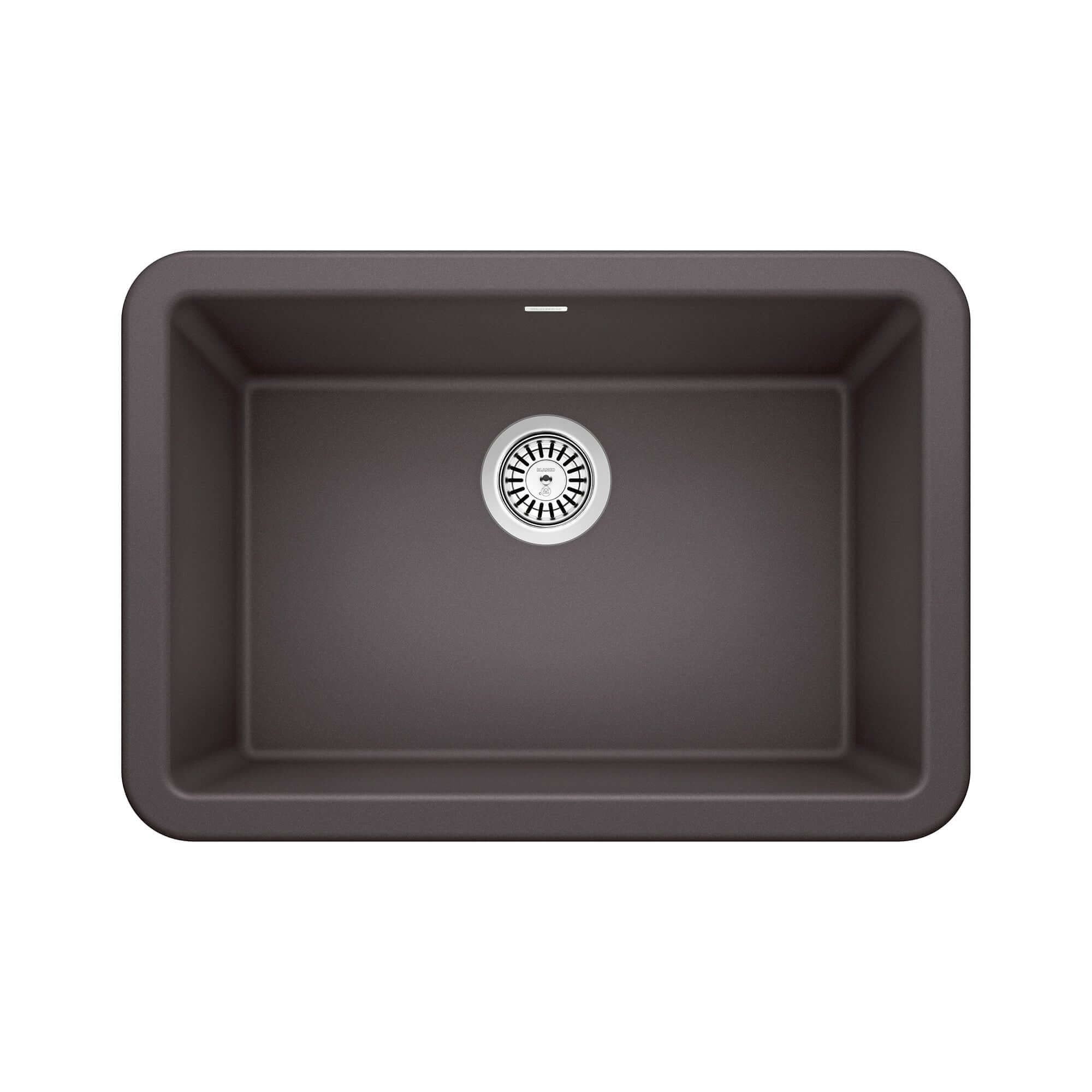 Blanco Ikon 27" Granite Composite Farmhouse Sink, Silgranit, Cinder, 402315