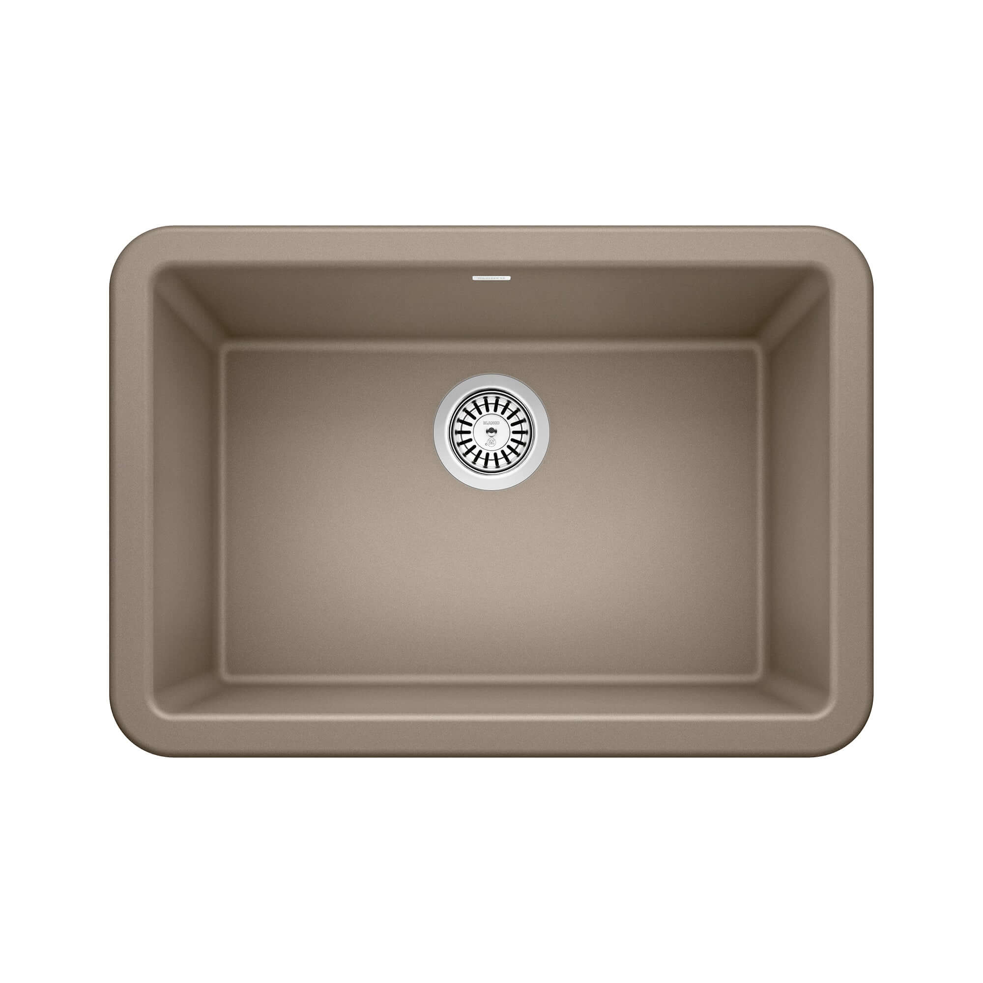 Blanco Ikon 27" Granite Composite Farmhouse Sink, Silgranit, Truffle, 402318