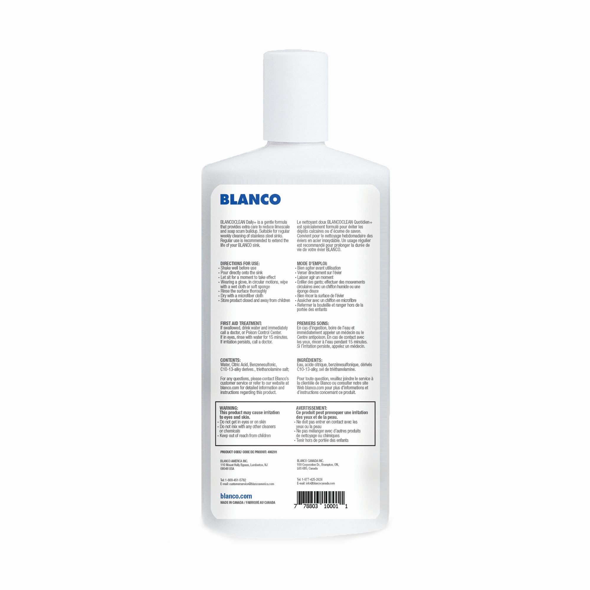 BlancoClean Daily+ Stainless Steel Sink Cleaner 15 oz., 406201