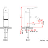 Dawn 7" 1.2 GPM Bathroom Faucet, Chrome, AB78 1258C - The Sink Boutique