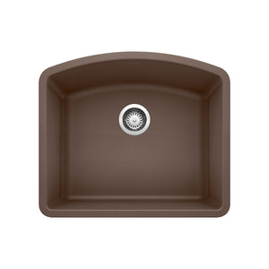 Alternate Image for Blanco Diamond 24" Undermount Granite Composite Kitchen Sink, Silgranit, Cafe, 440172