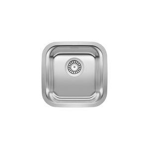 Alternate Image for Blanco Stellar 15" Square Stainless Steel Bar/Prep Sink, 18 Gauge, Brushed Finish, 441026