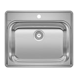 Blanco Essential 25" Drop In/Topmount Stainless Steel Laundry Sink, 20 Gauge, 441078