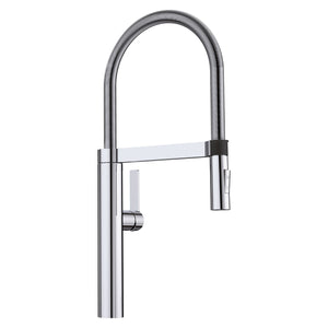 Alternate Image for Blanco Culina 2.2 GPM Brass Kitchen Faucet, Semi-Pro, Polished Chrome, 441331