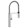 Blanco Culina 1.8 GPM Brass Kitchen Faucet, Semi-Pro, Polished Chrome, 441405
