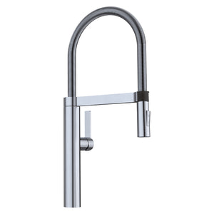 Alternate Image for Blanco Culina 1.8 GPM Brass Kitchen Faucet, Semi-Pro, Satin Nickel, 441407