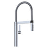 Blanco Culina 1.8 GPM Brass Kitchen Faucet, Semi-Pro, Satin Nickel, 441407