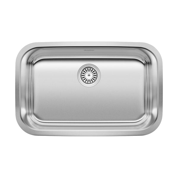 Blanco Stellar 28" Undermount Stainless Steel ADA Kitchen Sink, 18 Gauge, 441529