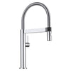 Blanco Culina 2.2 GPM Brass Kitchen Faucet, Semi-Pro, Polished Chrome, 441622