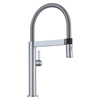 Blanco Culina 2.2 GPM Brass Kitchen Faucet, Semi-Pro, Satin Nickel, 441623