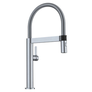 Alternate Image for Blanco Culina 1.8 GPM Brass Kitchen Faucet, Semi-Pro, Satin Nickel, 441625