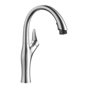 Alternate Image for Blanco Artona 1.5 GPM Brass Kitchen Faucet, Pull-Down, Stainless, 442037