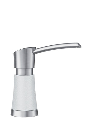 Alternate Image for Blanco Artona Soap Dispenser - PVD Steel/White, 442054