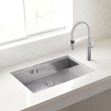 Blanco Quatrus 25" Undermount Stainless Steel ADA Kitchen Sink, 18 Gauge, 442079