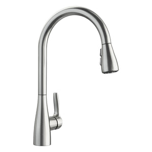 Alternate Image for Blanco Atura 1.5 GPM Brass Kitchen Faucet, Pull-Down, Stainless, 442208