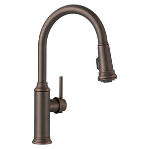 Alternate Image for Blanco Empressa 1.5 GPM Brass Kitchen Faucet, Pull-Down, Oil-Rubbed Bronze, 442503