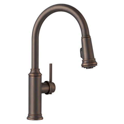 Blanco Empressa 1.5 GPM Brass Kitchen Faucet, Pull-Down, Oil-Rubbed Bronze, 442503