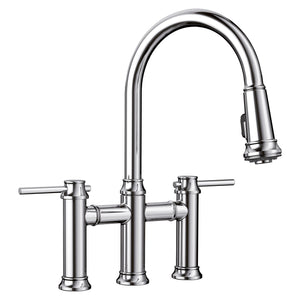 Alternate Image for Blanco Empressa 1.5 GPM Brass Kitchen Faucet, Pull-Down, Polished Chrome, 442504