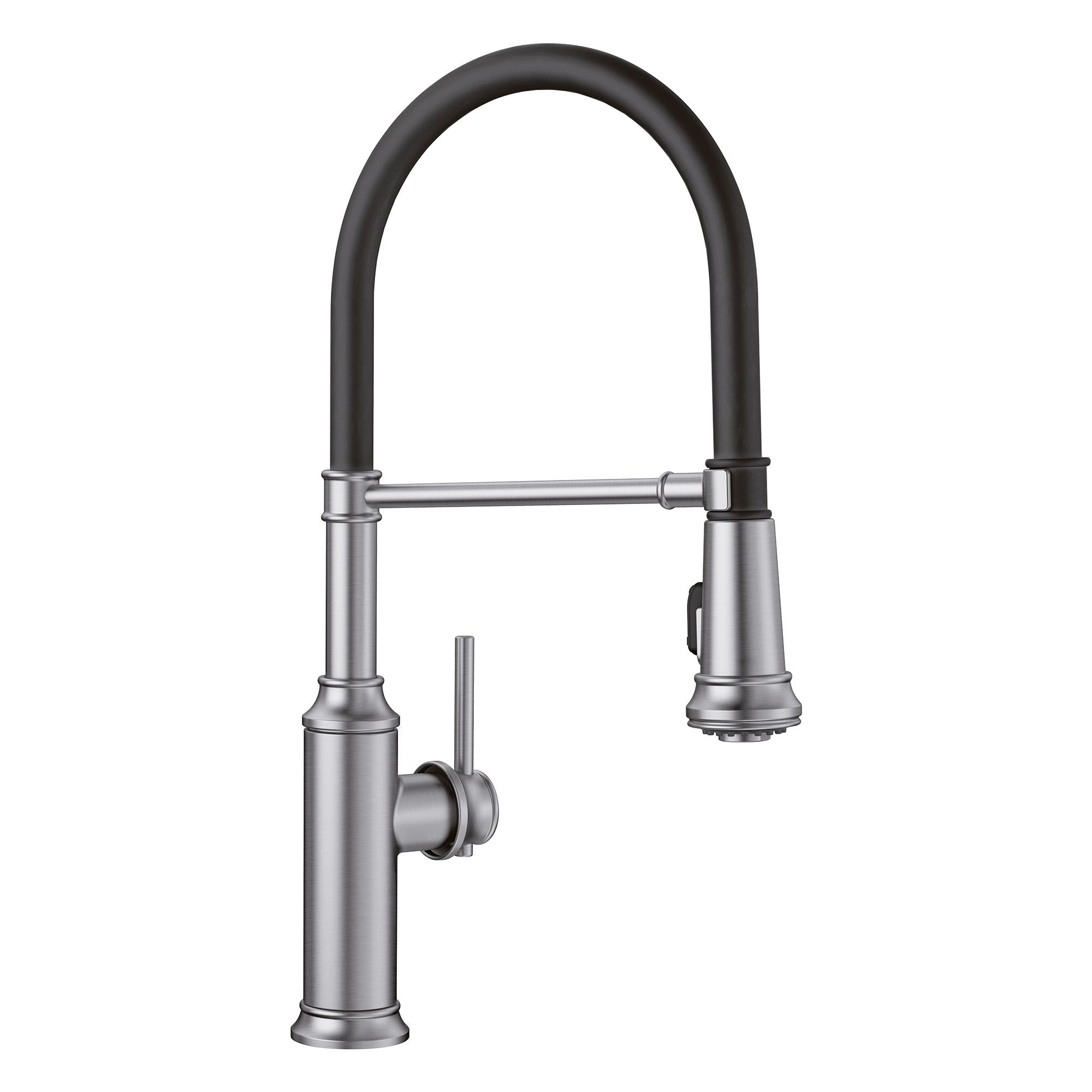 Blanco Empressa 1.5 GPM Brass Kitchen Faucet, Semi-Pro, Stainless, 442509