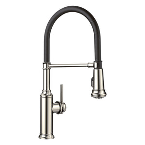Alternate Image for Blanco Empressa 1.5 GPM Brass Kitchen Faucet, Semi-Pro, Polished Nickel, 442510