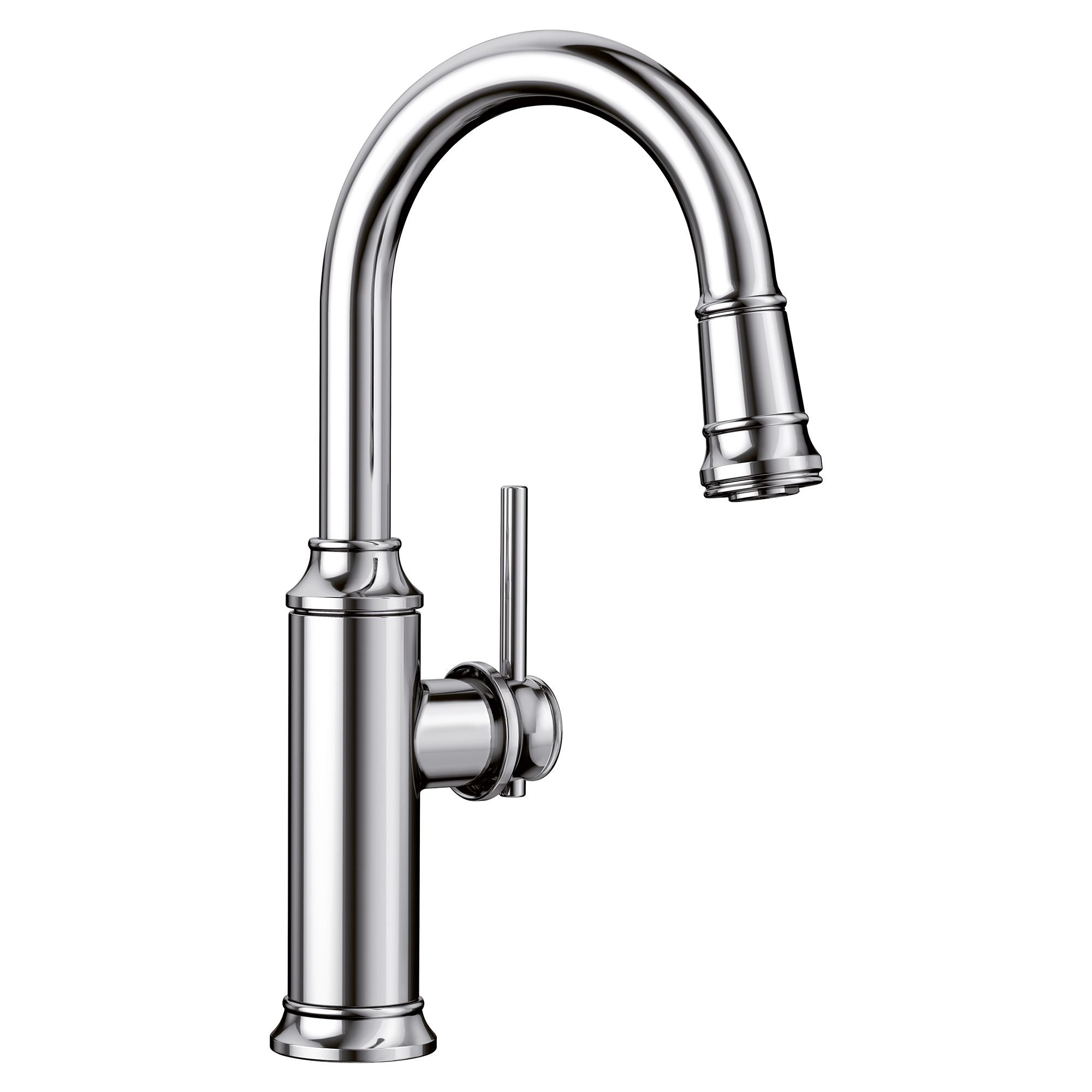 Blanco Empressa 1.5 GPM Brass Bar Faucet, Pull-Down, Polished Chrome, 442512